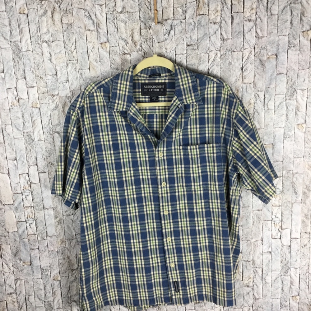 Abercrombie & Fitch blue/yellow‎ checked shirt